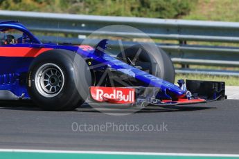 World © Octane Photographic Ltd. Formula 1 – Hungarian Post-Race Pirelli Test - Day 1. Scuderia Toro Rosso STR13 – Sean Gelael. Hungaroring, Budapest, Hungary. Tuesday 31st July 2018.