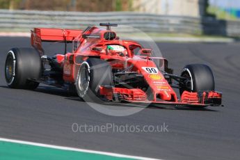 World © Octane Photographic Ltd. Formula 1 – Hungarian Post-Race Test - Day 1. Scuderia Ferrari SF71-H – Antonio Giovinazzi. Hungaroring, Budapest, Hungary. Tuesday 31st July 2018.