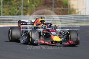 World © Octane Photographic Ltd. Formula 1 – Hungarian Post-Race Test - Day 1. Aston Martin Red Bull Racing TAG Heuer RB14 – Daniel Ricciardo. Hungaroring, Budapest, Hungary. Tuesday 31st July 2018.