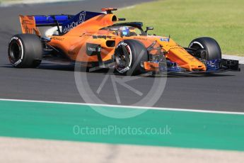 World © Octane Photographic Ltd. Formula 1 – Hungarian Post-Race Test - Day 1. McLaren MCL33 – Lando Norris. Hungaroring, Budapest, Hungary. Tuesday 31st July 2018.