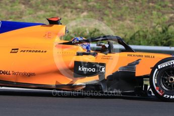 World © Octane Photographic Ltd. Formula 1 – Hungarian Post-Race Test - Day 1. McLaren MCL33 – Lando Norris. Hungaroring, Budapest, Hungary. Tuesday 31st July 2018.
