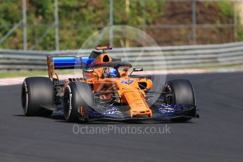 World © Octane Photographic Ltd. Formula 1 – Hungarian Post-Race Test - Day 1. McLaren MCL33 – Lando Norris. Hungaroring, Budapest, Hungary. Tuesday 31st July 2018.