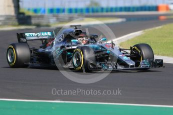 World © Octane Photographic Ltd. Formula 1 – Hungarian Post-Race Test - Day 1. Mercedes AMG Petronas Motorsport AMG F1 W09 EQ Power+ - George Russell. Hungaroring, Budapest, Hungary. Tuesday 31st July 2018.