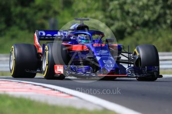 World © Octane Photographic Ltd. Formula 1 – Hungarian Post-Race Test - Day 1. Scuderia Toro Rosso STR13 – Brendon Hartley. Hungaroring, Budapest, Hungary. Tuesday 31st July 2018.