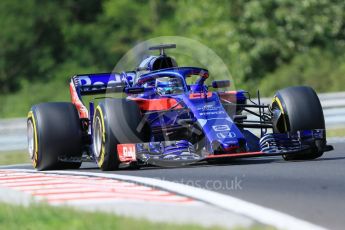 World © Octane Photographic Ltd. Formula 1 – Hungarian Post-Race Test - Day 1. Scuderia Toro Rosso STR13 – Brendon Hartley. Hungaroring, Budapest, Hungary. Tuesday 31st July 2018.