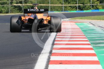 World © Octane Photographic Ltd. Formula 1 – Hungarian Post-Race Test - Day 1. McLaren MCL33 – Lando Norris. Hungaroring, Budapest, Hungary. Tuesday 31st July 2018.