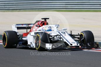 World © Octane Photographic Ltd. Formula 1 – Hungarian Post-Race Test - Day 1. Alfa Romeo Sauber F1 Team C37 – Marcus Ericsson. Hungaroring, Budapest, Hungary. Tuesday 31st July 2018.