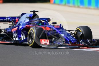 World © Octane Photographic Ltd. Formula 1 – Hungarian Post-Race Test - Day 1. Scuderia Toro Rosso STR13 – Brendon Hartley. Hungaroring, Budapest, Hungary. Tuesday 31st July 2018.