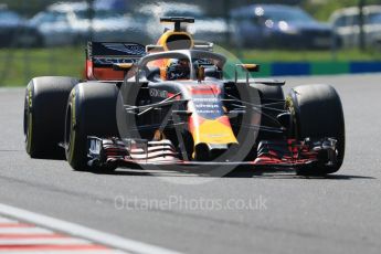 World © Octane Photographic Ltd. Formula 1 – Hungarian Post-Race Test - Day 1. Aston Martin Red Bull Racing TAG Heuer RB14 – Daniel Ricciardo. Hungaroring, Budapest, Hungary. Tuesday 31st July 2018.