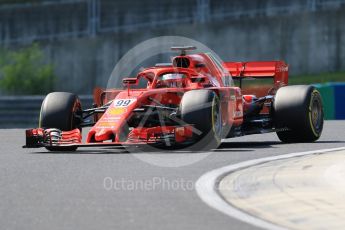 World © Octane Photographic Ltd. Formula 1 – Hungarian Post-Race Test - Day 1. Scuderia Ferrari SF71-H – Antonio Giovinazzi. Hungaroring, Budapest, Hungary. Tuesday 31st July 2018.