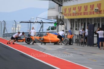 World © Octane Photographic Ltd. Formula 1 – Hungarian Post-Race Test - Day 1. McLaren MCL33 – Lando Norris. Hungaroring, Budapest, Hungary. Tuesday 31st July 2018.