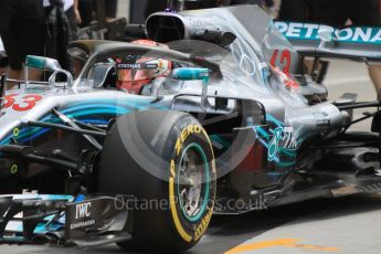 World © Octane Photographic Ltd. Formula 1 – Hungarian Post-Race Test - Day 1. Mercedes AMG Petronas Motorsport AMG F1 W09 EQ Power+ - George Russell. Hungaroring, Budapest, Hungary. Tuesday 31st July 2018.
