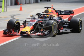 World © Octane Photographic Ltd. Formula 1 – Hungarian Post-Race Test - Day 1. Aston Martin Red Bull Racing TAG Heuer RB14 – Daniel Ricciardo. Hungaroring, Budapest, Hungary. Tuesday 31st July 2018.