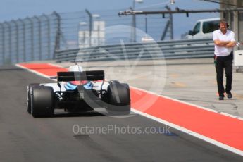 World © Octane Photographic Ltd. Formula 1 – Hungarian Post-Race Test - Day 1. Williams Martini Racing FW41 – Oliver Rowland. Hungaroring, Budapest, Hungary. Tuesday 31st July 2018.