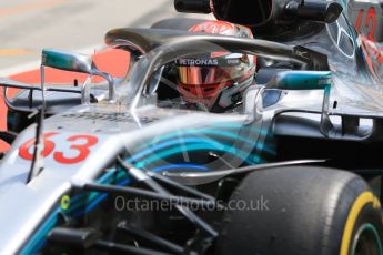 World © Octane Photographic Ltd. Formula 1 – Hungarian Post-Race Test - Day 1. Mercedes AMG Petronas Motorsport AMG F1 W09 EQ Power+ - George Russell. Hungaroring, Budapest, Hungary. Tuesday 31st July 2018.