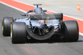 World © Octane Photographic Ltd. Formula 1 – Hungarian Post-Race Test - Day 1. Mercedes AMG Petronas Motorsport AMG F1 W09 EQ Power+ - George Russell. Hungaroring, Budapest, Hungary. Tuesday 31st July 2018.