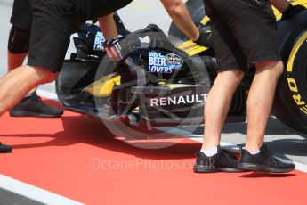 World © Octane Photographic Ltd. Formula 1 – Hungarian Post-Race Test - Day 1. Renault Sport F1 Team RS18 – Nico Hulkenberg. Hungaroring, Budapest, Hungary. Tuesday 31st July 2018.
