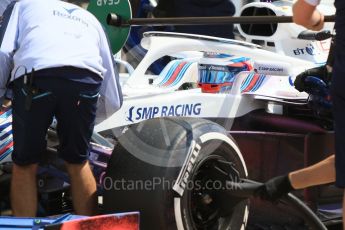 World © Octane Photographic Ltd. Formula 1 – Hungarian Post-Race Test - Day 1. Williams Martini Racing FW41 – Oliver Rowland. Hungaroring, Budapest, Hungary. Tuesday 31st July 2018.