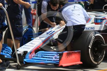 World © Octane Photographic Ltd. Formula 1 – Hungarian Post-Race Test - Day 1. Williams Martini Racing FW41 – Oliver Rowland. Hungaroring, Budapest, Hungary. Tuesday 31st July 2018.