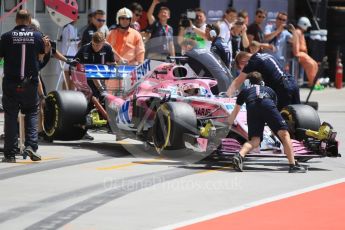 World © Octane Photographic Ltd. Formula 1 – Hungarian Post-Race Test - Day 1. Sahara Force India VJM11 – Nicholas Latifi. Hungaroring, Budapest, Hungary. Tuesday 31st July 2018.