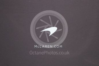 World © Octane Photographic Ltd. Formula 1 – Hungarian Post-Race Test - Day 1. McLaren garage privacy shield. Hungaroring, Budapest, Hungary. Tuesday 31st July 2018.