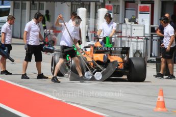 World © Octane Photographic Ltd. Formula 1 – Hungarian Post-Race Test - Day 1. McLaren MCL33 – Lando Norris. Hungaroring, Budapest, Hungary. Tuesday 31st July 2018.