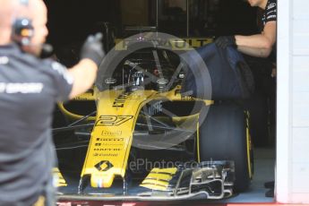 World © Octane Photographic Ltd. Formula 1 – Hungarian Post-Race Test - Day 1. Renault Sport F1 Team RS18 – Nico Hulkenberg. Hungaroring, Budapest, Hungary. Tuesday 31st July 2018.