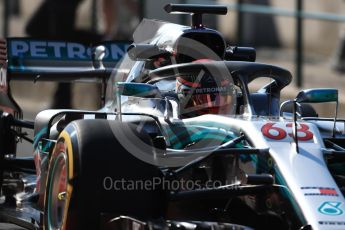 World © Octane Photographic Ltd. Formula 1 – Hungarian Post-Race Test - Day 1. Mercedes AMG Petronas Motorsport AMG F1 W09 EQ Power+ - George Russell. Hungaroring, Budapest, Hungary. Tuesday 31st July 2018.