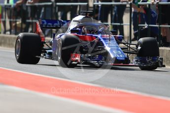 World © Octane Photographic Ltd. Formula 1 – Hungarian Post-Race Pirelli Test - Day 1. Scuderia Toro Rosso STR13 – Sean Gelael. Hungaroring, Budapest, Hungary. Tuesday 31st July 2018.