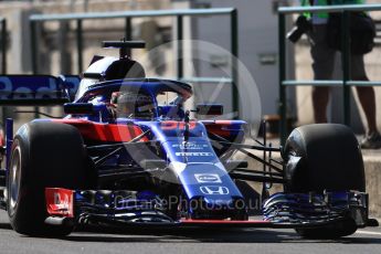 World © Octane Photographic Ltd. Formula 1 – Hungarian Post-Race Pirelli Test - Day 1. Scuderia Toro Rosso STR13 – Sean Gelael. Hungaroring, Budapest, Hungary. Tuesday 31st July 2018.