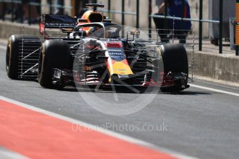 World © Octane Photographic Ltd. Formula 1 – Hungarian Post-Race Test - Day 1. Aston Martin Red Bull Racing TAG Heuer RB14 – Daniel Ricciardo. Hungaroring, Budapest, Hungary. Tuesday 31st July 2018.