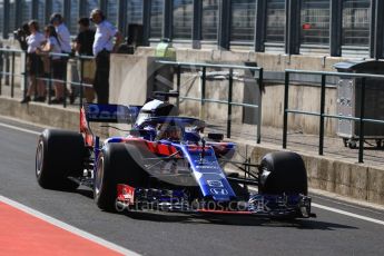 World © Octane Photographic Ltd. Formula 1 – Hungarian Post-Race Pirelli Test - Day 1. Scuderia Toro Rosso STR13 – Sean Gelael. Hungaroring, Budapest, Hungary. Tuesday 31st July 2018.