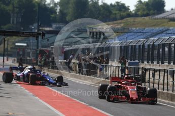 World © Octane Photographic Ltd. Formula 1 – Hungarian Post-Race Test - Day 1. Scuderia Ferrari SF71-H – Antonio Gioginazzi. Hungaroring, Budapest, Hungary. Tuesday 31st July 2018.