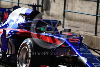 World © Octane Photographic Ltd. Formula 1 – Hungarian Post-Race Test - Day 1. Scuderia Toro Rosso STR13 – Brendon Hartley. Hungaroring, Budapest, Hungary. Tuesday 31st July 2018.
