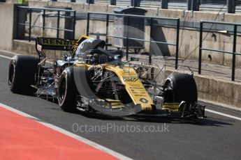 World © Octane Photographic Ltd. Formula 1 – Hungarian Post-Race Test - Day 1. Renault Sport F1 Team RS18 – Nico Hulkenberg. Hungaroring, Budapest, Hungary. Tuesday 31st July 2018.