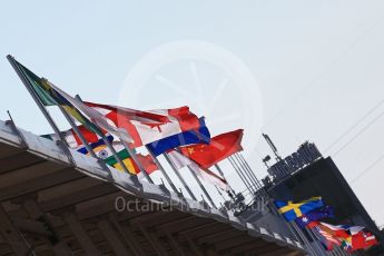 World © Octane Photographic Ltd. Formula 1 – Hungarian Post-Race Test - Day 1. Flags. Hungaroring, Budapest, Hungary. Tuesday 31st July 2018.