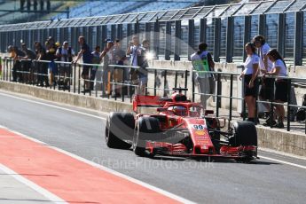 World © Octane Photographic Ltd. Formula 1 – Hungarian Post-Race Test - Day 1. Scuderia Ferrari SF71-H – Antonio Gioginazzi. Hungaroring, Budapest, Hungary. Tuesday 31st July 2018.