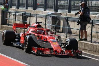 World © Octane Photographic Ltd. Formula 1 – Hungarian Post-Race Test - Day 1. Scuderia Ferrari SF71-H – Antonio Gioginazzi. Hungaroring, Budapest, Hungary. Tuesday 31st July 2018.