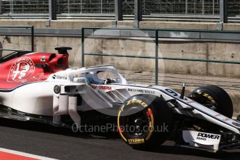 World © Octane Photographic Ltd. Formula 1 – Hungarian Post-Race Test - Day 1. Alfa Romeo Sauber F1 Team C37 – Marcus Ericsson. Hungaroring, Budapest, Hungary. Tuesday 31st July 2018.