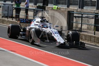 World © Octane Photographic Ltd. Formula 1 – Hungarian Post-Race Test - Day 1. Williams Martini Racing FW41 – Oliver Rowland. Hungaroring, Budapest, Hungary. Tuesday 31st July 2018.