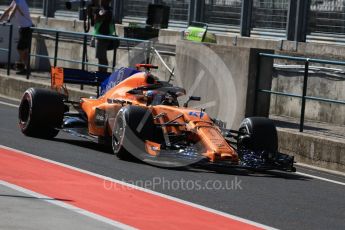 World © Octane Photographic Ltd. Formula 1 – Hungarian Post-Race Test - Day 1. McLaren MCL33 – Lando Norris. Hungaroring, Budapest, Hungary. Tuesday 31st July 2018.