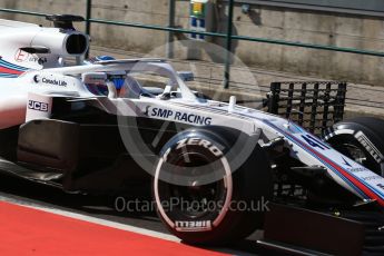 World © Octane Photographic Ltd. Formula 1 – Hungarian Post-Race Test - Day 1. Williams Martini Racing FW41 – Oliver Rowland. Hungaroring, Budapest, Hungary. Tuesday 31st July 2018.