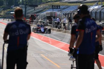 World © Octane Photographic Ltd. Formula 1 – Hungarian Post-Race Test - Day 1. Scuderia Toro Rosso STR13 – Brendon Hartley. Hungaroring, Budapest, Hungary. Tuesday 31st July 2018.