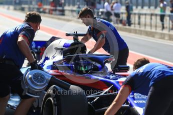 World © Octane Photographic Ltd. Formula 1 – Hungarian Post-Race Test - Day 1. Scuderia Toro Rosso STR13 – Brendon Hartley. Hungaroring, Budapest, Hungary. Tuesday 31st July 2018.