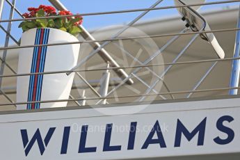 World © Octane Photographic Ltd. Formula 1 – Hungarian Post-Race Test - Day 2. Williams Martini Racing logo. Hungaroring, Budapest, Hungary. Wednesday 1st August 2018.