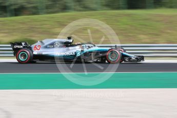 World © Octane Photographic Ltd. Formula 1 – Hungarian Post-Race Test - Day 2. Mercedes AMG Petronas Motorsport AMG F1 W09 EQ Power+ - George Russell. Hungaroring, Budapest, Hungary. Wednesday 1st August 2018.