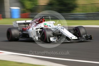 World © Octane Photographic Ltd. Formula 1 – Hungarian Post-Race Test - Day 2. Alfa Romeo Sauber F1 Team C37 – Antonio Giovinazzi. Hungaroring, Budapest, Hungary. Wednesday 1st August 2018.