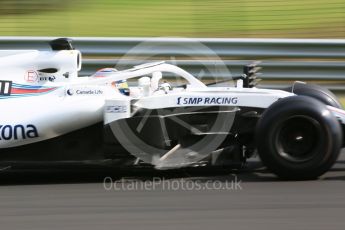 World © Octane Photographic Ltd. Formula 1 – Hungarian Post-Race Test - Day 2. Williams Martini Racing FW41 – Robert Kubica. Hungaroring, Budapest, Hungary. Wednesday 1st August 2018.