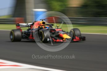 World © Octane Photographic Ltd. Formula 1 – Hungarian Post-Race Test - Day 2. Aston Martin Red Bull Racing TAG Heuer RB14 – Jake Dennis. Hungaroring, Budapest, Hungary. Wednesday 1st August 2018.