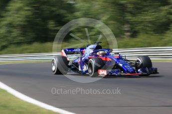 World © Octane Photographic Ltd. Formula 1 – Hungarian Post-Race Test - Day 2. Scuderia Toro Rosso STR13 – Sean Gelael. Hungaroring, Budapest, Hungary. Wednesday 1st August 2018.
